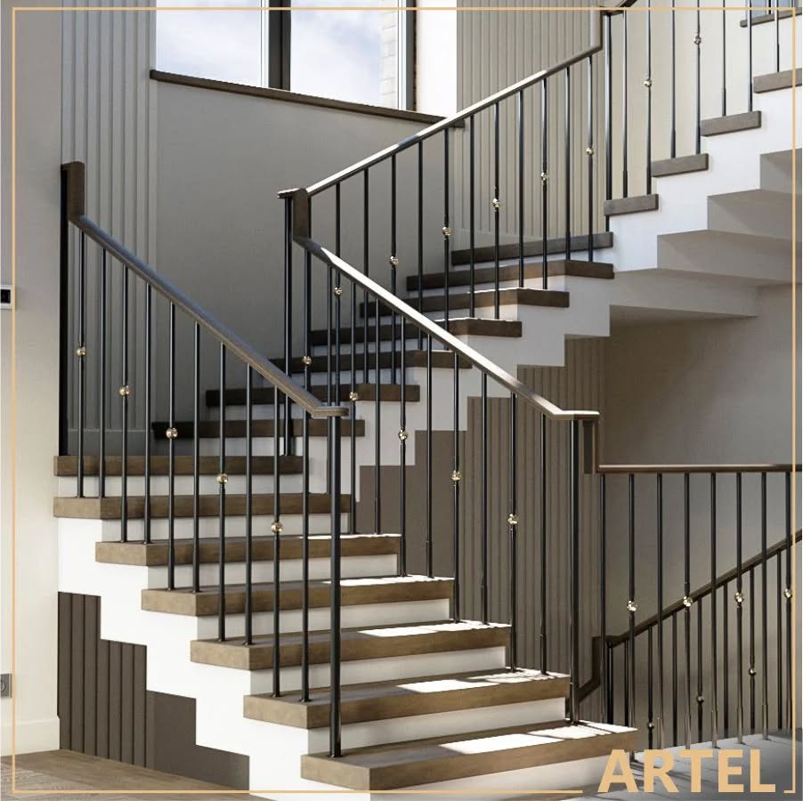 сочетание металла и стекла