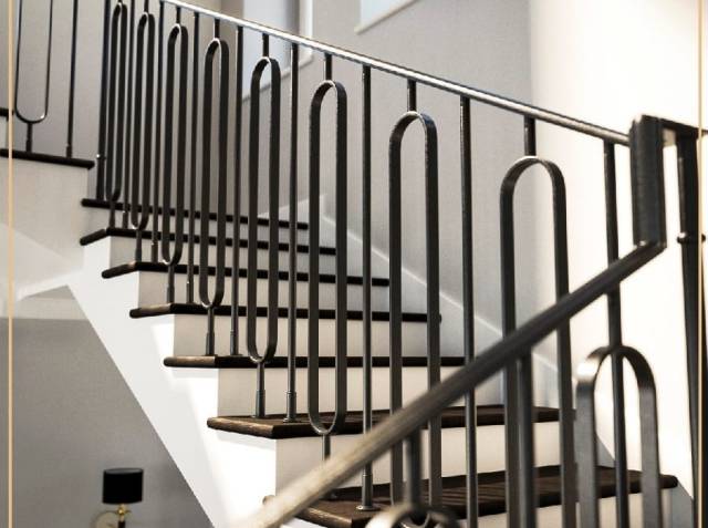 Перила в стиле хай-тек