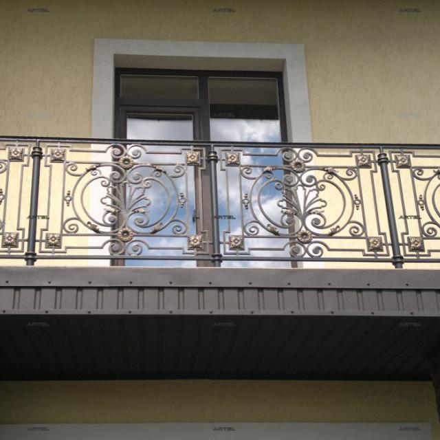 Балконное кованое ограждение
