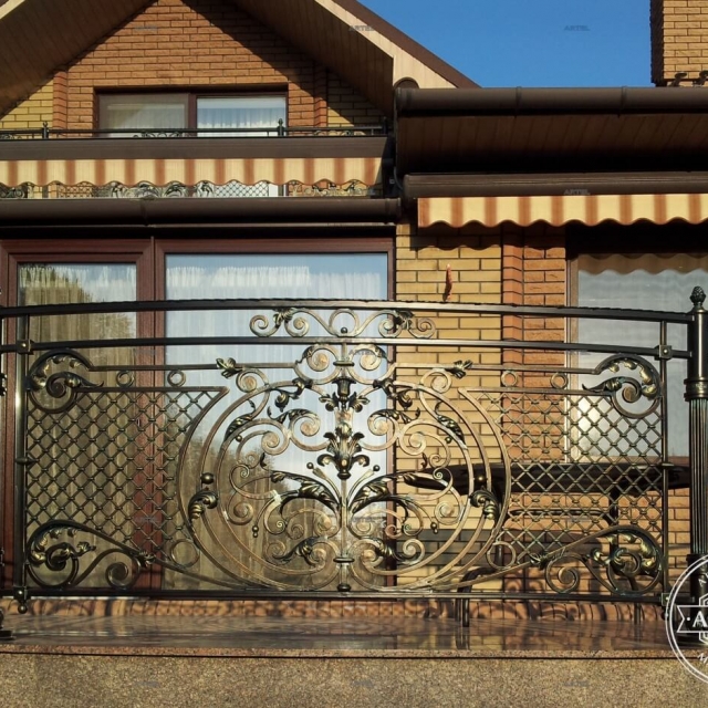 Кованое ограждение 
