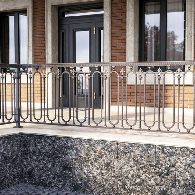Перила террасы из металла