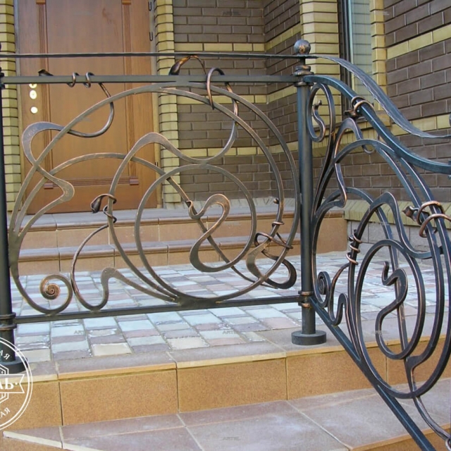 Ограждение кованое
