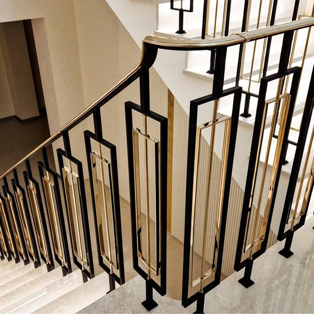Современные перила для лестницы